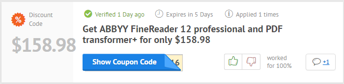 abbyy finereader pro coupon code