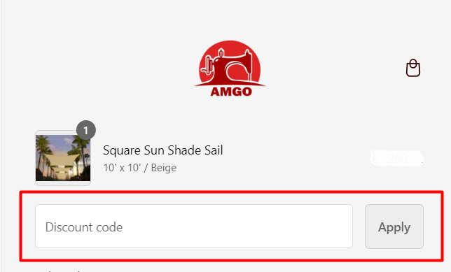 How to use Amgo promo code