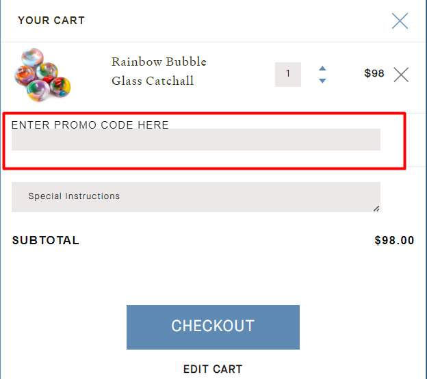 How to use Ariel Gordon promo code