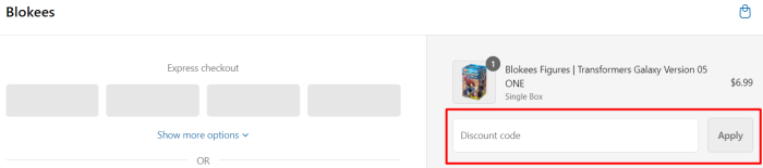 How to use Blokees promo code