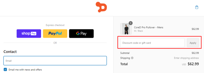 How to use DRYWORLD promo code