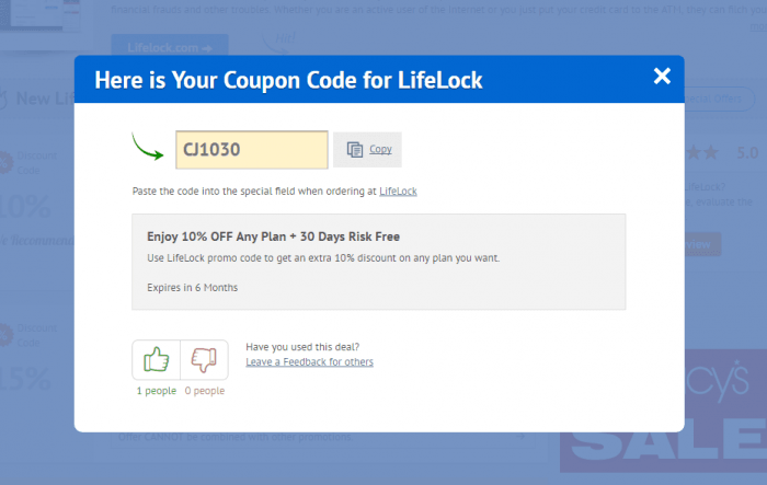 LifeLock Promo Code 2021 50 OFF DiscountReactor   Hhh1 