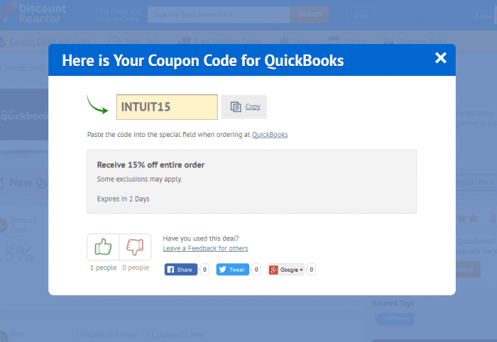 quickbooks desktop coupon code