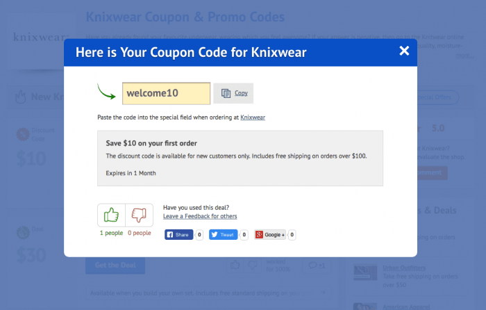 Knixwear Coupon  20% Off on March 2024