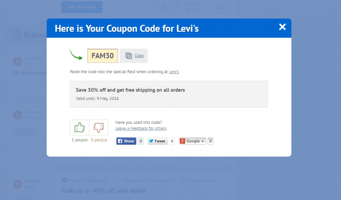 levi's coupons august 2019