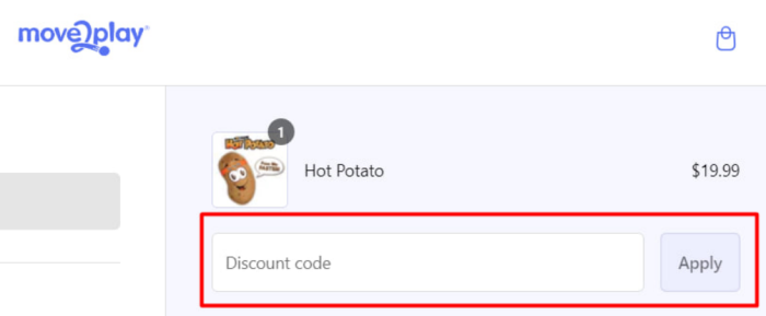 How to use Move2Play promo code