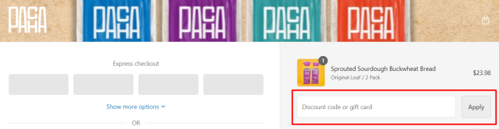 How to use PACHA promo code