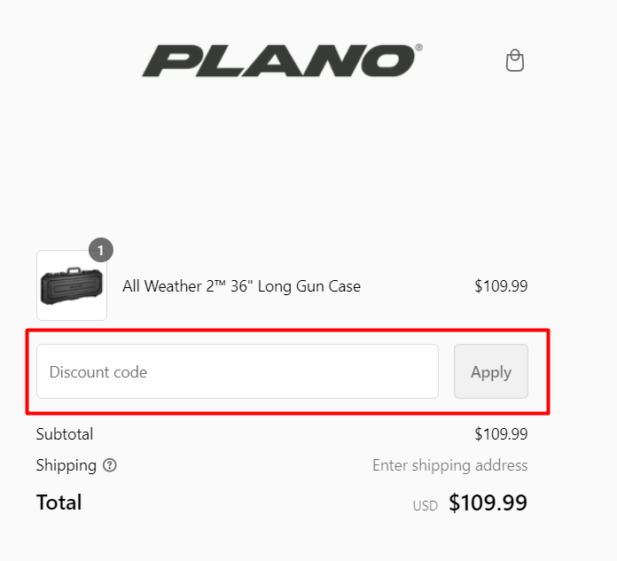 How to use PLANO promo code