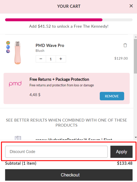 How to use PMD Beauty promo code