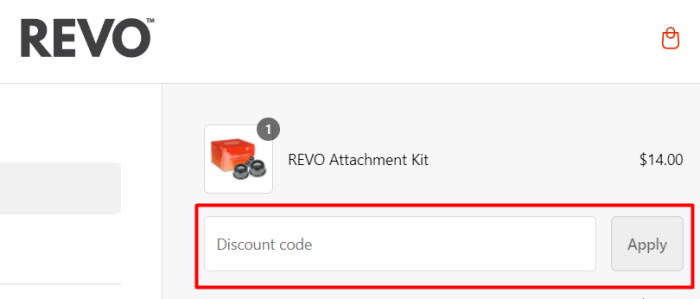 How to use REVO Madic promo code