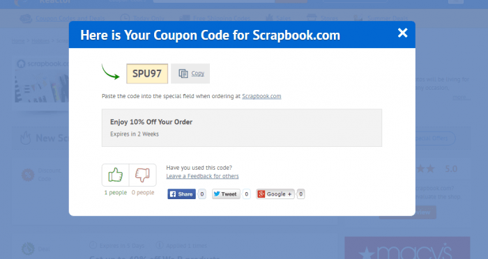 iscrapbook coupon code