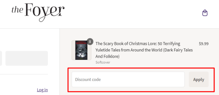 How to use The Foyer promo code