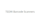 TEEMI Barcode Scanners logo